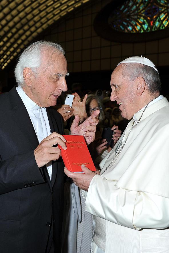 Papst Franziskus mit Nikolaus Wyrwoll
