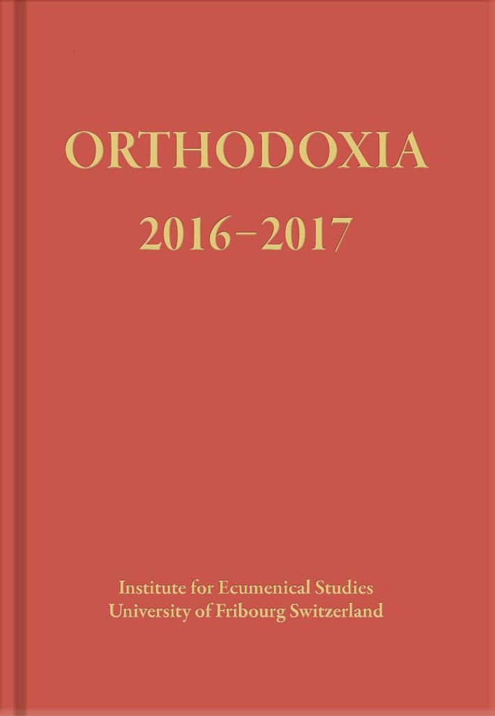 ORTHODOXIA Titelblatt